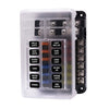YJ-FB-12-N 12-Way Fuse Box Block Holder with LED Indicator Waterproof