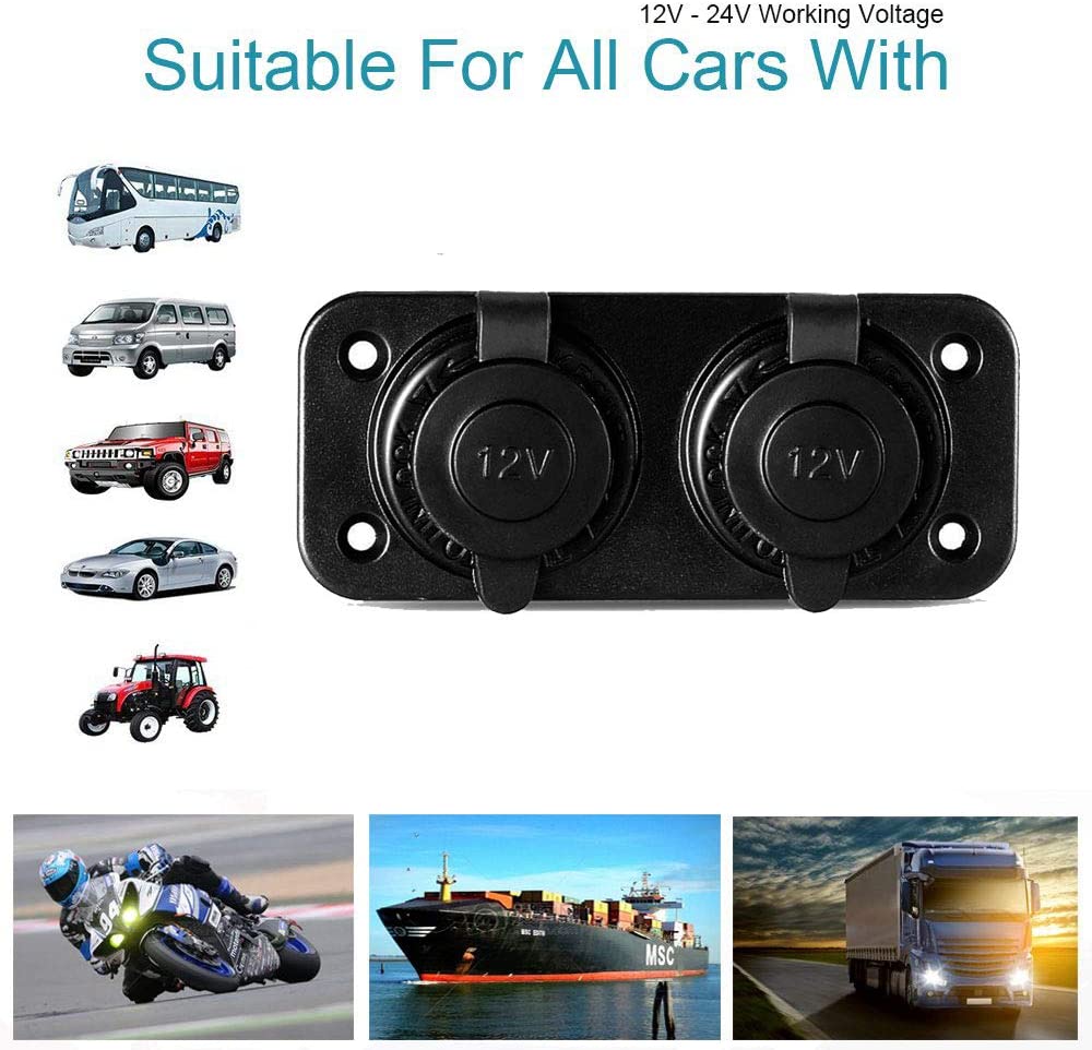 DS5-1011/1011 Dual Cigarette Socket Panel