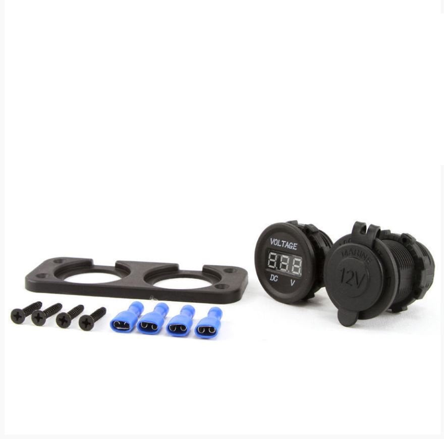 DS5-1011/4010 Cigarette Socket + Volt Display Panel