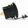 YJ-UCC-T007 QC3.0+ Type C PD Dual DC 5V 12-24V Rocker Style Car USB Charger - with Dual USB Power Socket