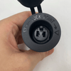 YJ-DS1016 12~24V 2 Pin Engel Type Socket Flush & Surface Mount Outlet for Caravan Boat Car