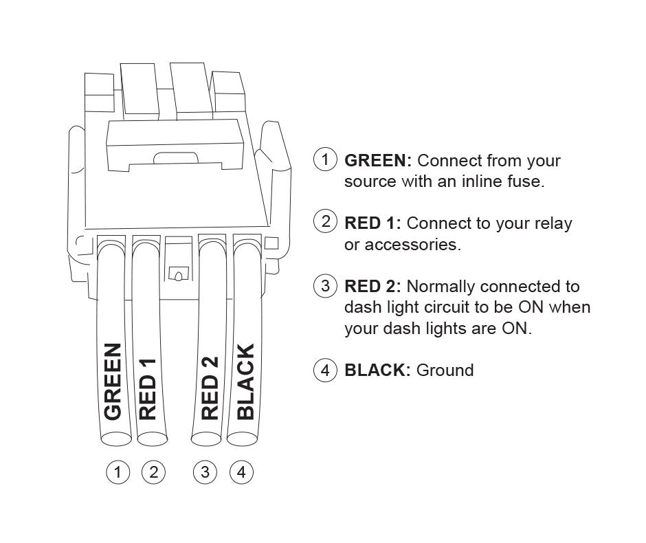 Large TOYOTA Replacement Dash Push Button Switch Blue LED for Prado Hilux Landcruiser - Old Model