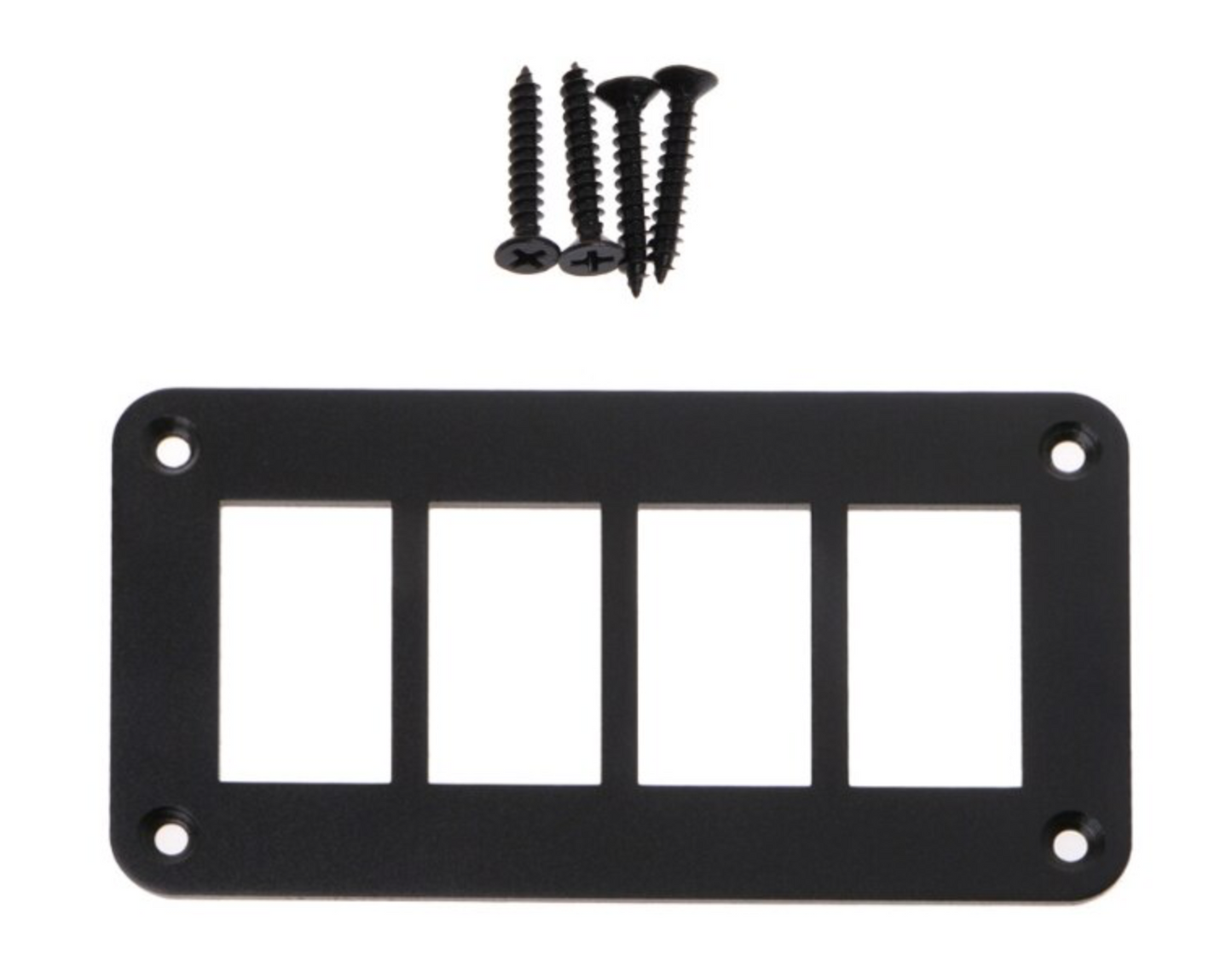 YJ-RSP-A04 Aluminium 4 Gang Rocker Switch Panel