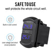 YJ-UCC-T008V Dual LED Digital Battery Voltage Meter Voltmeter Gauge Monitor Panel For Car RV Boat