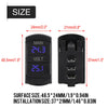 YJ-UCC-T008V Dual LED Digital Battery Voltage Meter Voltmeter Gauge Monitor Panel For Car RV Boat