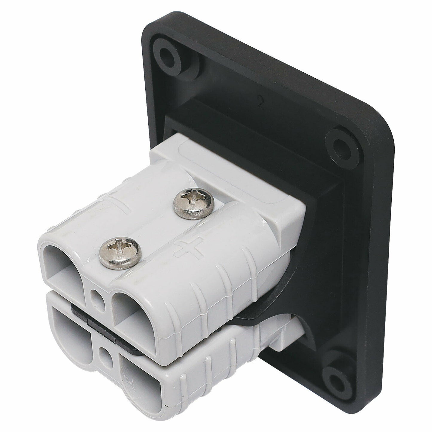 YJ-AD05 Dual 50A Anderson Plug Panel Flush Surface Mount for Caravan Camper Boat Truck SB50