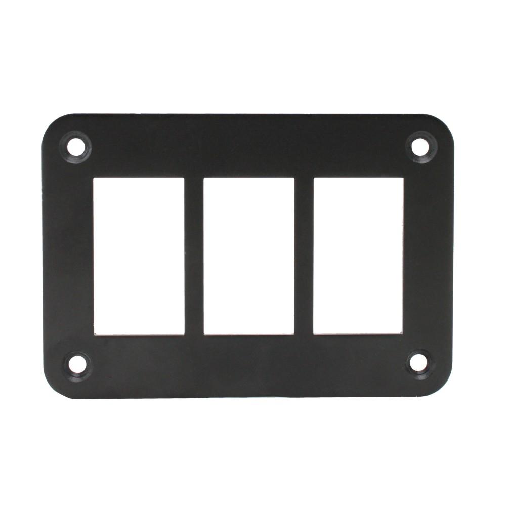 YJ-RSP-A03 Aluminium 3 Gang Rocker Switch Panel
