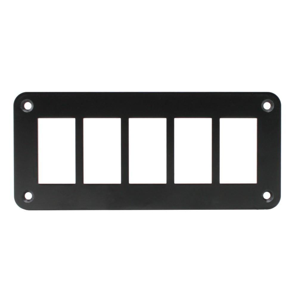YJ-RSP-A05 Aluminium 5 Gang Rocker Switch Panel