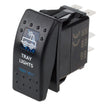 Rocker Switch ARB Carling Style Dual LED ON-OFF for 4X4 4WD Boat Caravan - Blue LED