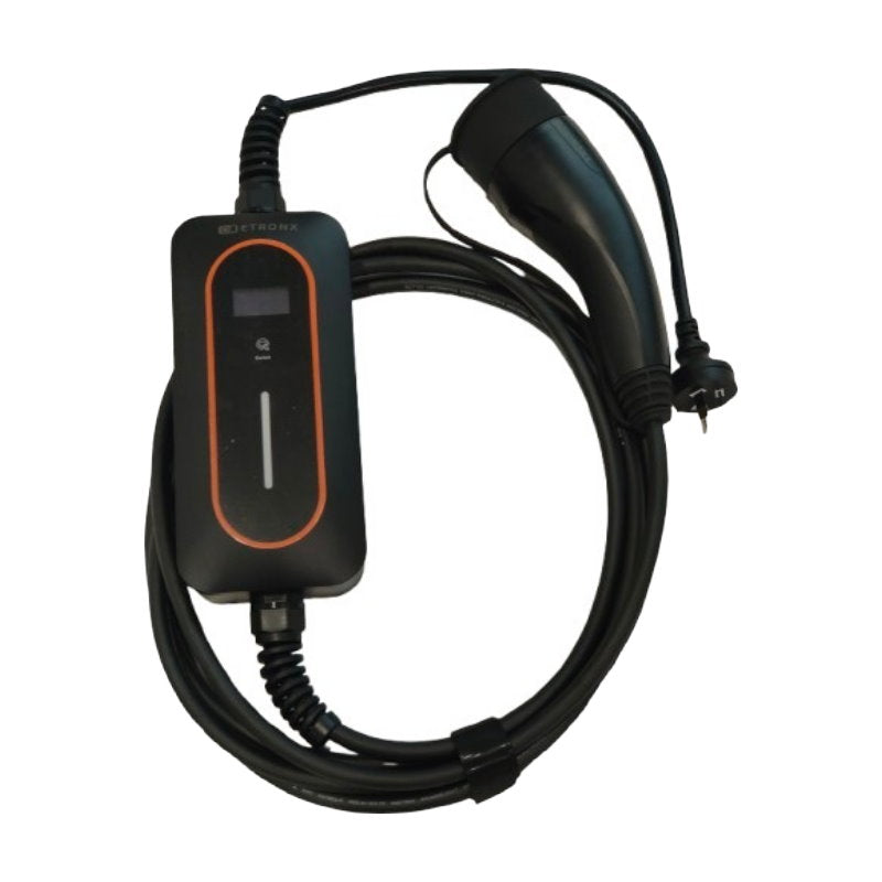 Single Phase 2kw Portable EV Charger - 10amp household plug