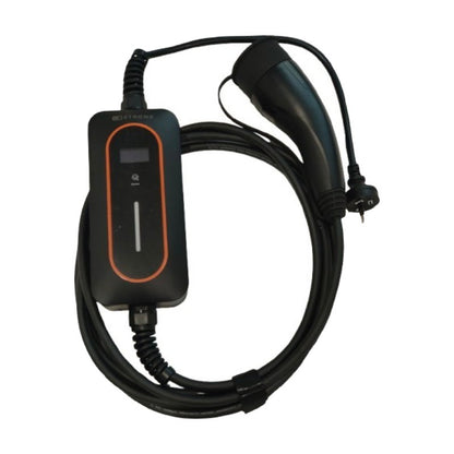 Single Phase 2kw Portable EV Charger - 10amp household plug