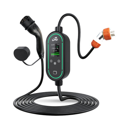 Single Phase 7.4Kw Portable EV Charger - 3 Pin 32amp Plug