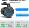 YJ-DS2077B 83W 12V USB Outlet Laptop Car Charger: 65W USB-C PD3.0 + 18W QC3.0
