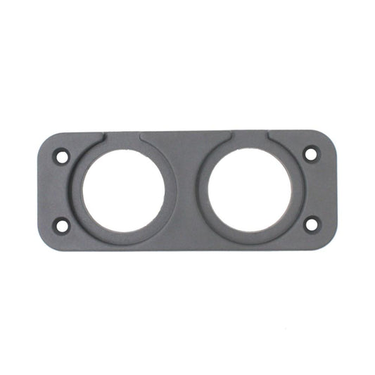 DS5 2 Gang/Hole Poly/Plastic Panel for USB Charger, Cigarette Socket, Voltmeter