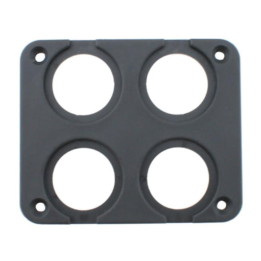 DS9 4 Gang/Hole Poly/Plastic Panel for USB Charger, Cigarette Socket, Voltmeter