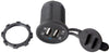YJ-DS2013 Dual USB Car Charger Socket Waterproof Power Outlet 12V/24V 1.0A & 2.1A