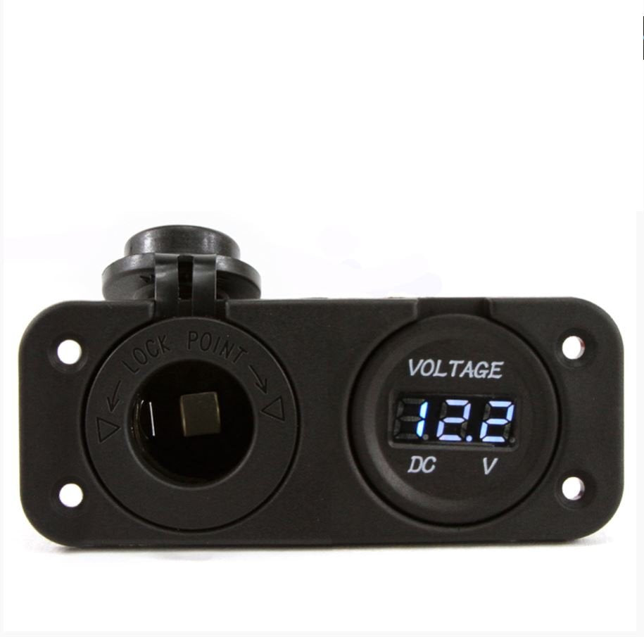 DS5-1011/4010 Cigarette Socket + Volt Display Panel