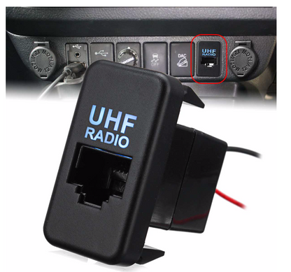 YJ-RJ45-T001O UHF RJ45 Dash Pass Through for Large Toyota Push Button Switch - Old Model