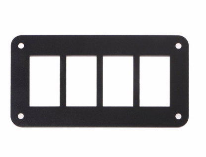 YJ-RSP-A04 Aluminium 4 Gang Rocker Switch Panel