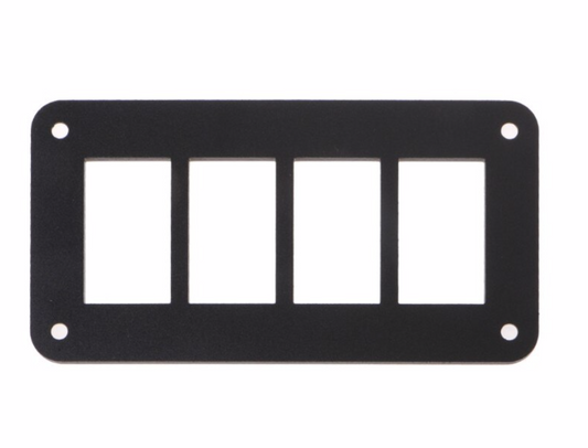 YJ-RSP-A04 Aluminium 4 Gang Rocker Switch Panel