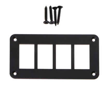 YJ-RSP-A04 Aluminium 4 Gang Rocker Switch Panel