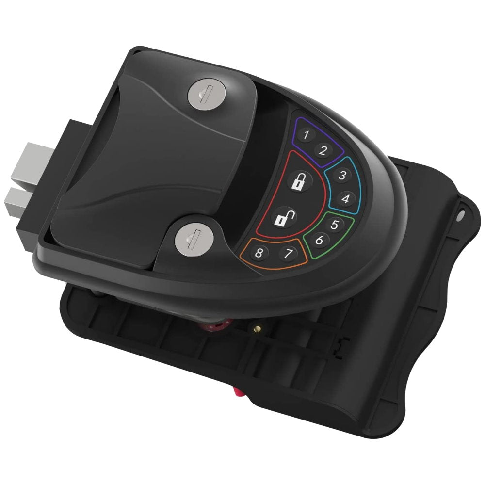 RV Keyless Entry Door Lock with Remote Control FOB & Keypad for Caravan Camper Trailer