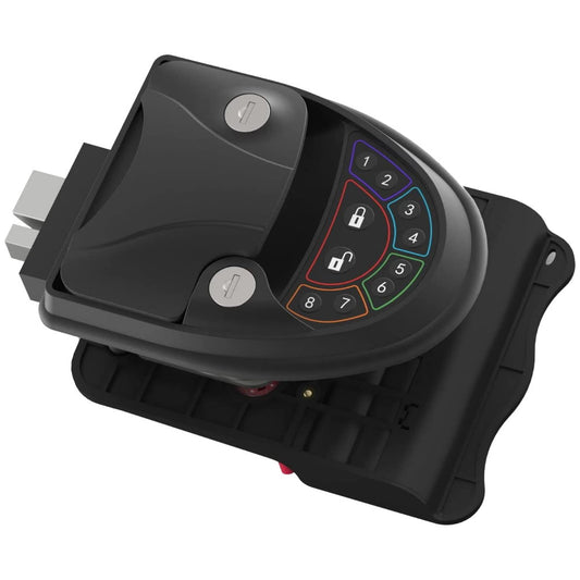 RV Keyless Entry Door Lock with Remote Control FOB & Keypad for Caravan Camper Trailer