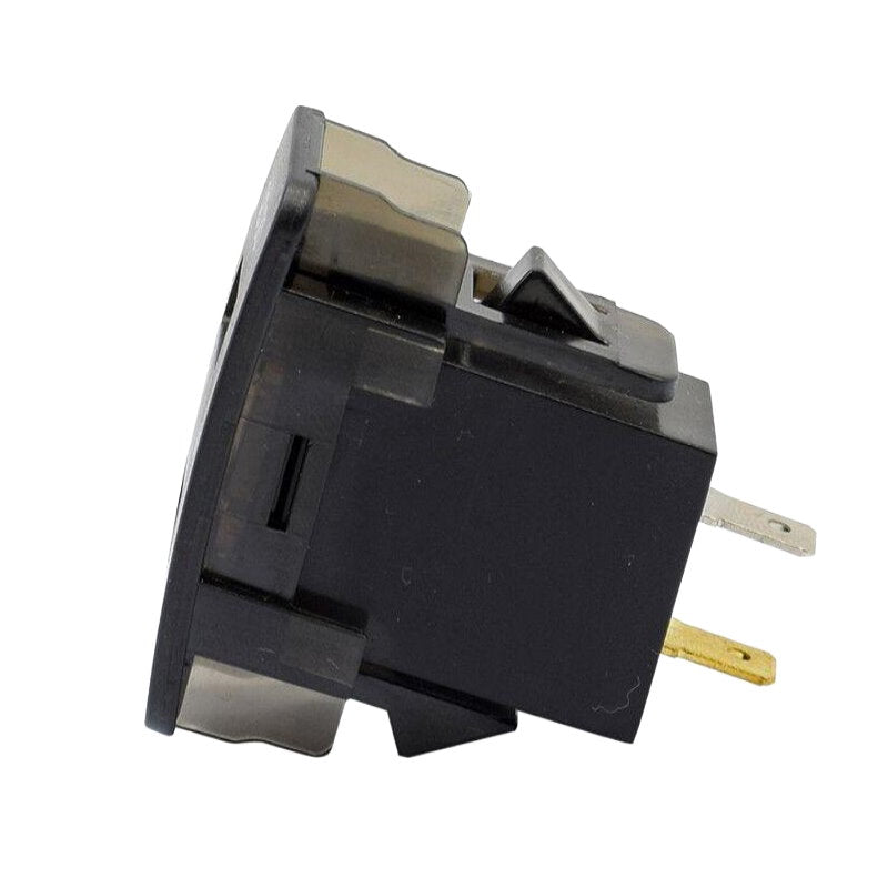 YJ-DQ-T001O Dual QC3.0 USB Charger with Volt Display for Large Toyota Push Button Switch Blue LED - Old Model