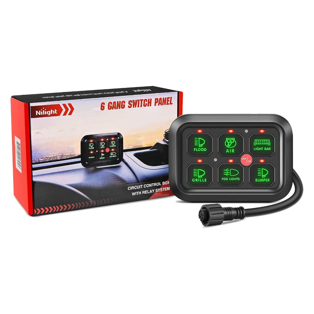 Gang Switch Panel Car Circuit Control Relay System with Fuse and Wir –  Etronx Australia