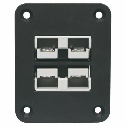 YJ-AD05 Dual 50A Anderson Plug Panel Flush Surface Mount for Caravan Camper Boat Truck SB50