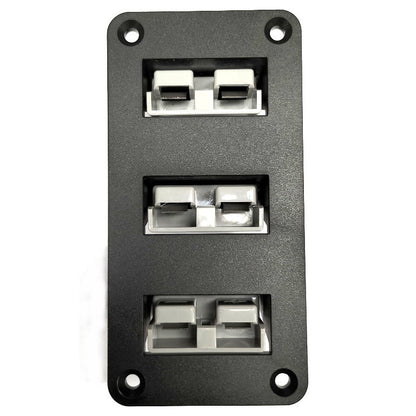 YJ-AD06 Triple 50A Anderson Plug Panel Flush Surface Mount for Caravan Camper Boat Truck SB50