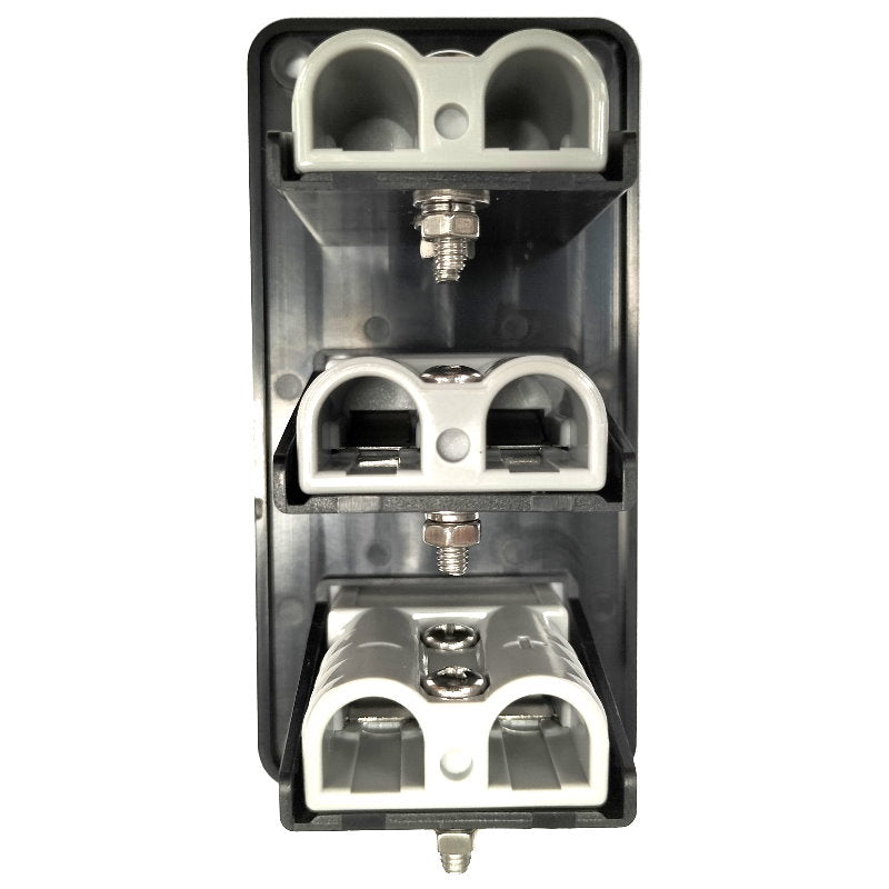 YJ-AD06 Triple 50A Anderson Plug Panel Flush Surface Mount for Caravan Camper Boat Truck SB50