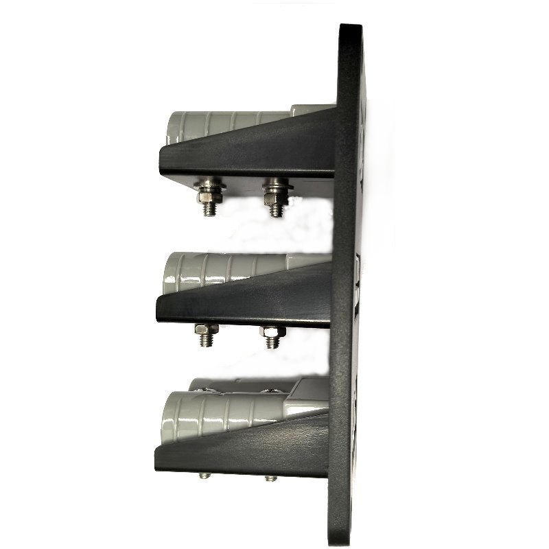 YJ-AD06 Triple 50A Anderson Plug Panel Flush Surface Mount for Caravan Camper Boat Truck SB50