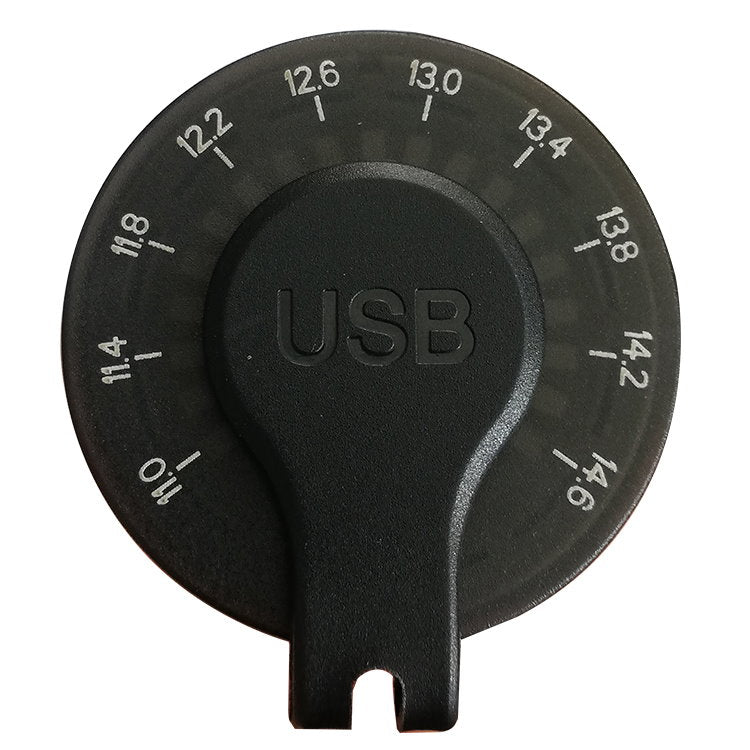 YJ-DS2049 12V/24V Dual QC3.0 Quick Charge 3.0 Dual USB Car Charger Socket with LED Voltmeter & Switch
