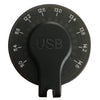 YJ-DS2049 12V/24V Dual QC3.0 Quick Charge 3.0 Dual USB Car Charger Socket with LED Voltmeter & Switch
