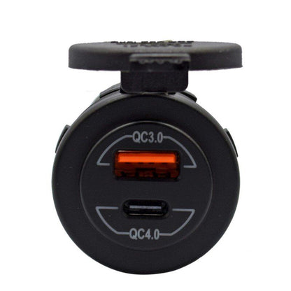 YJ-DS2091 36W 60W Fast Quick Charge QC 3.0 4.0 USB Car Charger Socket