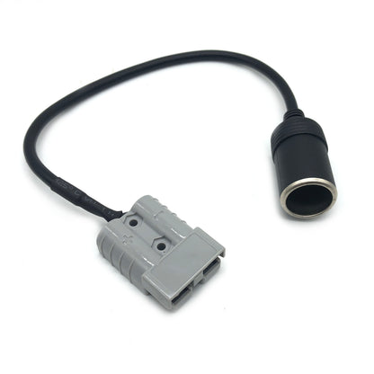 YJ-DSA365 50amp Anderson Plug Adaptor Connector to Car Cigarette Accessory Plug 300mm Cable SB50