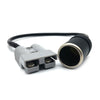 YJ-DSA365 50amp Anderson Plug Adaptor Connector to Car Cigarette Accessory Plug 300mm Cable SB50
