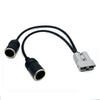 YJ-DSA366 50amp Anderson Plug Adaptor Connector to Dual Car Cigarette Accessory Plug 300mm Cable SB50