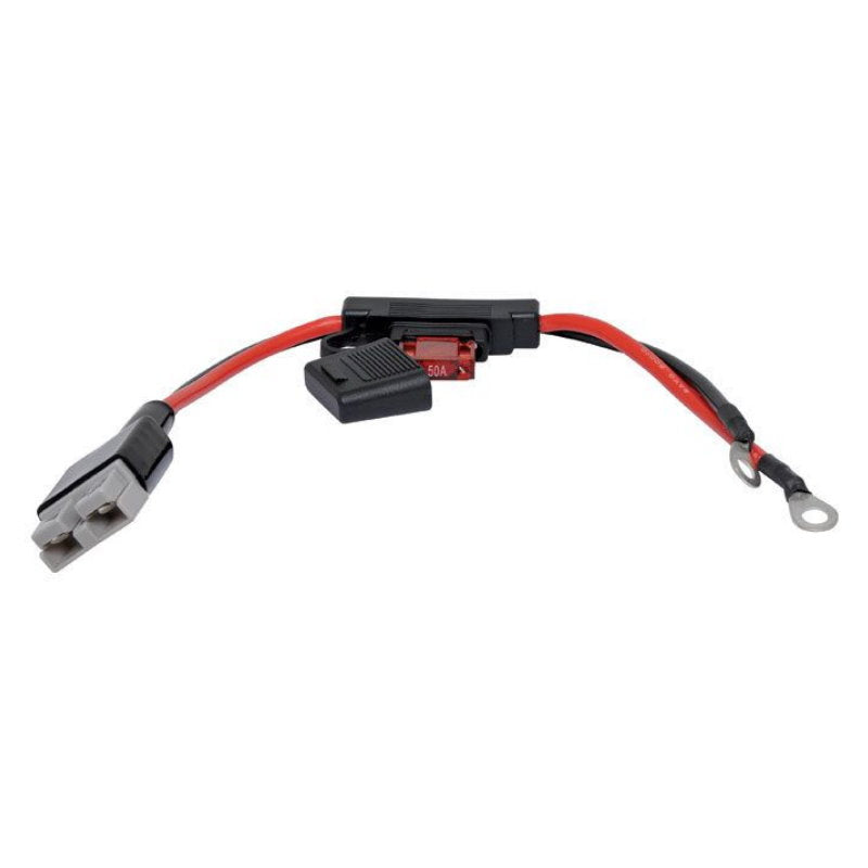 YJ-DSA371 Ring Terminal to 50amp Anderson Plug Adaptor Connector 300mm Cable with inline fuse SB50