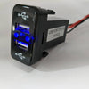 YJ-UCC-T001O Dual USB Charger for Large Toyota Push Button Switch - Old Model