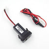 YJ-UCC-T001O Dual USB Charger for Large Toyota Push Button Switch - Old Model