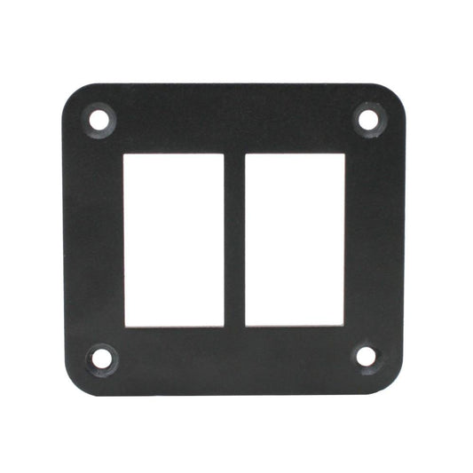 YJ-RSP-A02 Aluminium 2 Gang Rocker Switch Panel