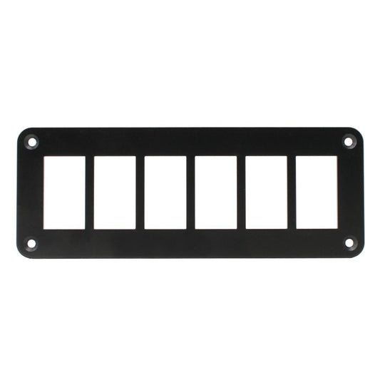 YJ-RSP-A06 Aluminium 6 Gang Rocker Switch Panel