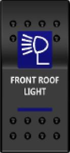 Rocker Switch ARB Carling Style Dual LED ON-OFF for 4X4 4WD Boat Caravan - Blue LED