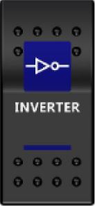 Rocker Switch ARB Carling Style Dual LED ON-OFF for 4X4 4WD Boat Caravan - Blue LED