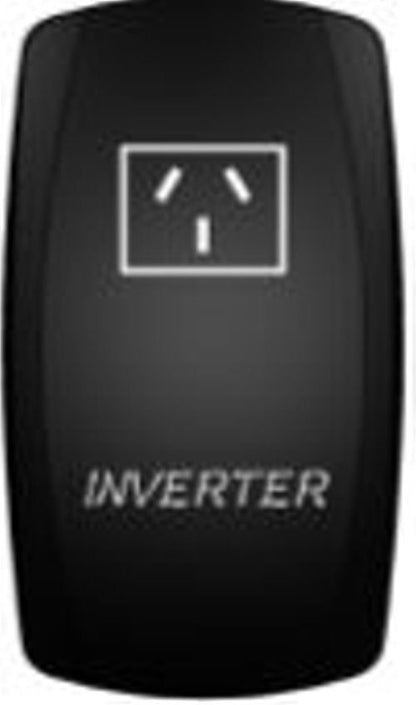 Laser Etched Rocker Switch ARB Carling Style Dual LED ON-OFF for 4X4 4WD Boat Caravan - Red LED