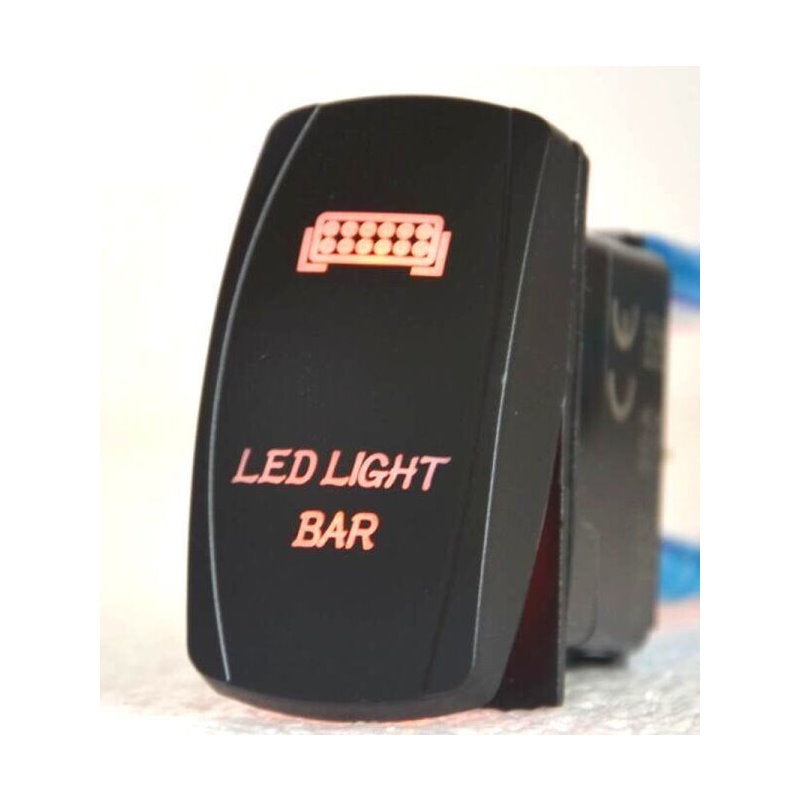 Laser Etched Rocker Switch ARB Carling Style Dual LED ON-OFF for 4X4 4 ...