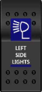 Rocker Switch ARB Carling Style Dual LED ON-OFF for 4X4 4WD Boat Caravan - Blue LED