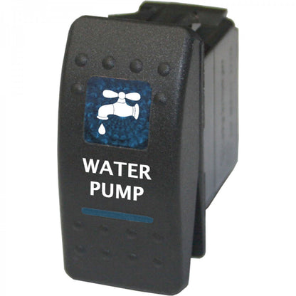 Rocker Switch ARB Carling Style Dual LED ON-OFF for 4X4 4WD Boat Caravan - Blue LED